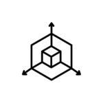 bim icon ideal for building information modeling and architecture designs vector